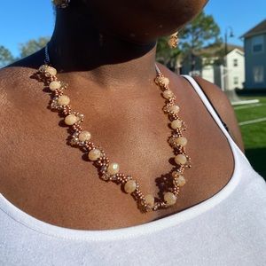 Cinnamon spice (handmade) jewelry set